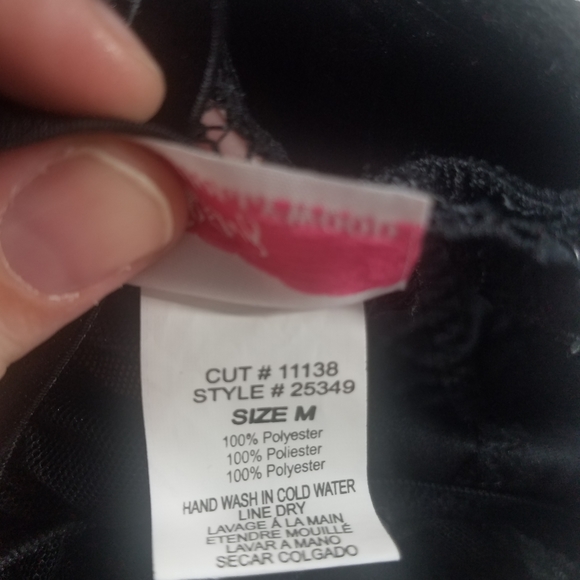 Shirley of Hollywood Sexy Black Lace Lingerie Slip - Picture 8 of 9